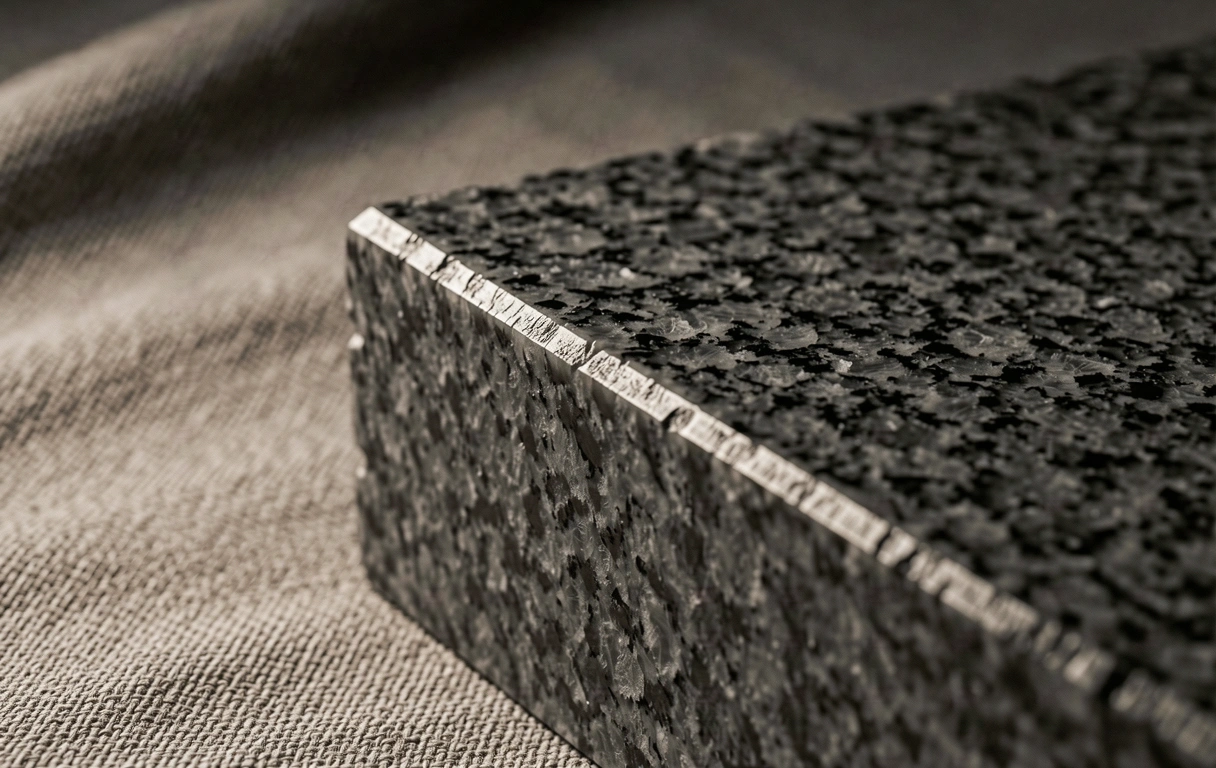 Texture minérale symbolisant la solidité et la pérennité